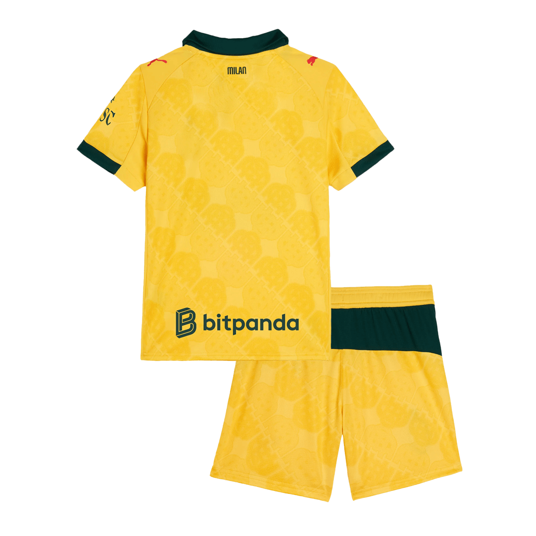 AC Milan Derde Tenue Kit 2025/26 Junior Geel