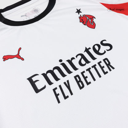 AC Milan Uit Thuisshirt Kit 2025/26 Kinderen Wit