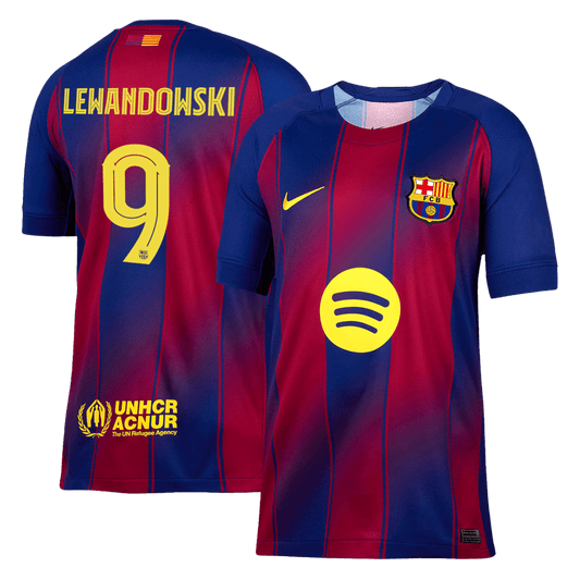 LEWANDOWSKI #9 Barcelona Thuisshirt 2025/26 - UCL