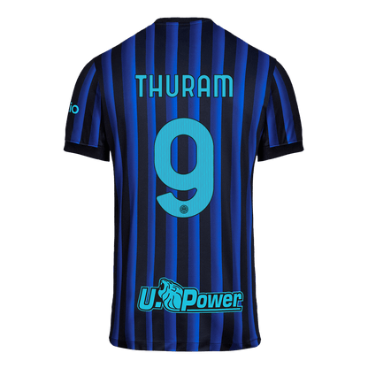 THURAM #9 Inter Milan Thuisshirt 2025/26 Blauw&Zwart