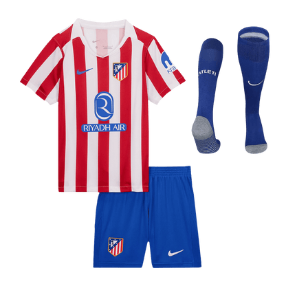 Atlético Thuisshirt Kit 2025/26 Kinderen Rood&Wit