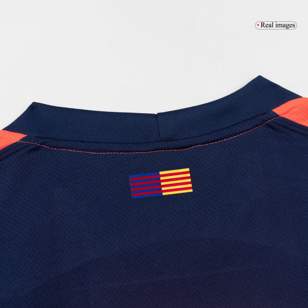 RAPHINHA #11 Barcelona Derde Thuisshirt 2025/26 Oranje - UCL
