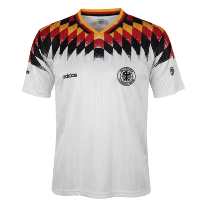 Retro Duitsland Thuisshirt 1994 Wit