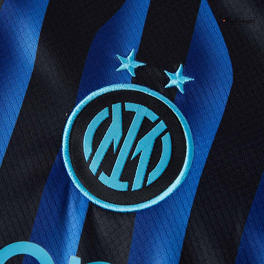 Inter Milan Thuisshirt Kit 2025/26 Junior Blauw&Zwart