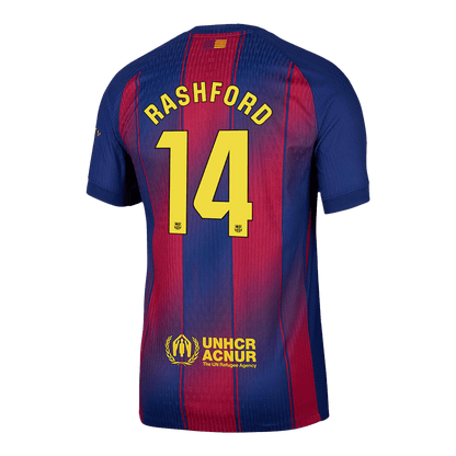 RASHFORD #14 Barcelona Thuisshirt 2025/26 Authentiek