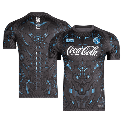Napels Pre-Match Shirt 2025/26 Zwart Grote Maat
