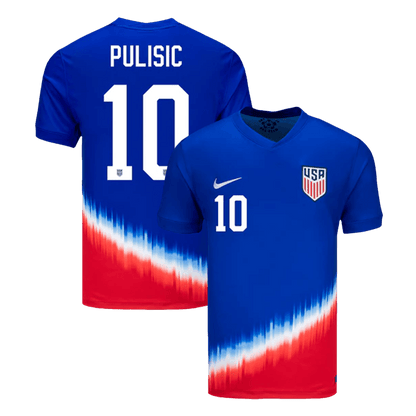 PULISIC #10 Verenigde Staten Uitshirt 2024 Blauw