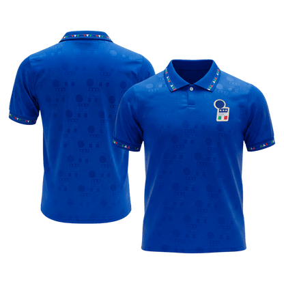 Retro Italië Thuis Shirt 1994 Blauw
