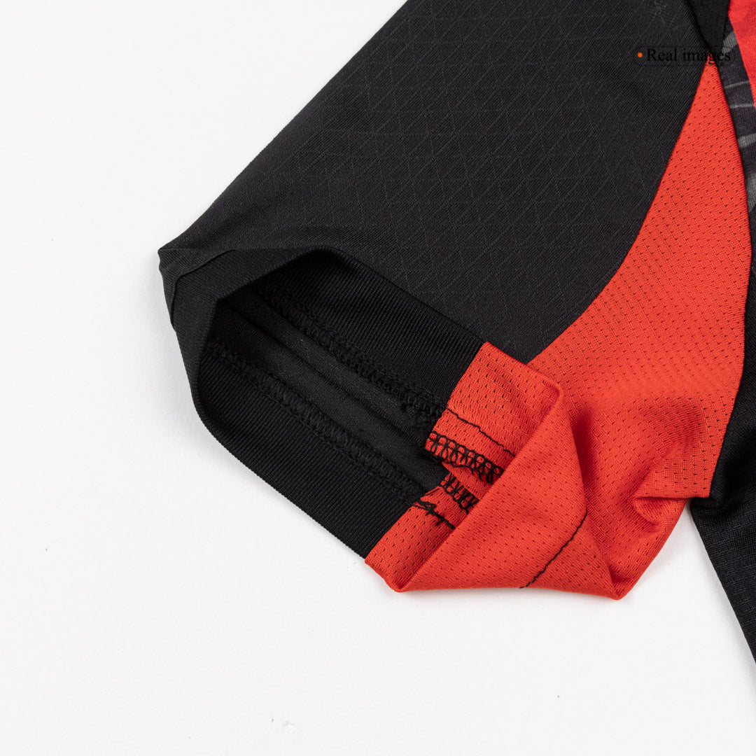 AC Milan Thuis Shirt 2025/26 Rood&Zwart Authentiek Grote Maten