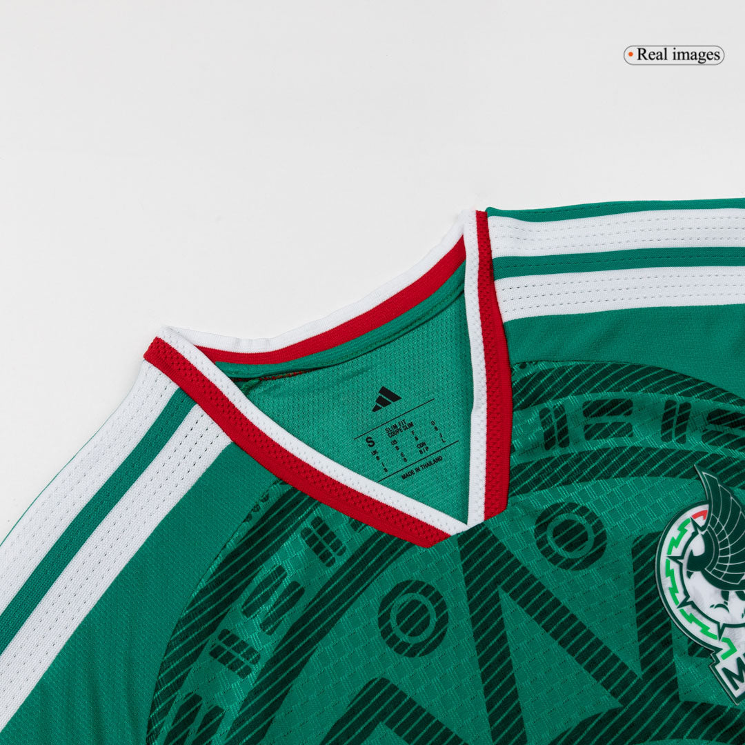 S.GIMENEZ #11 Mexico Thuisshirt - Wereldkampioenschap 2026 Groen Speler