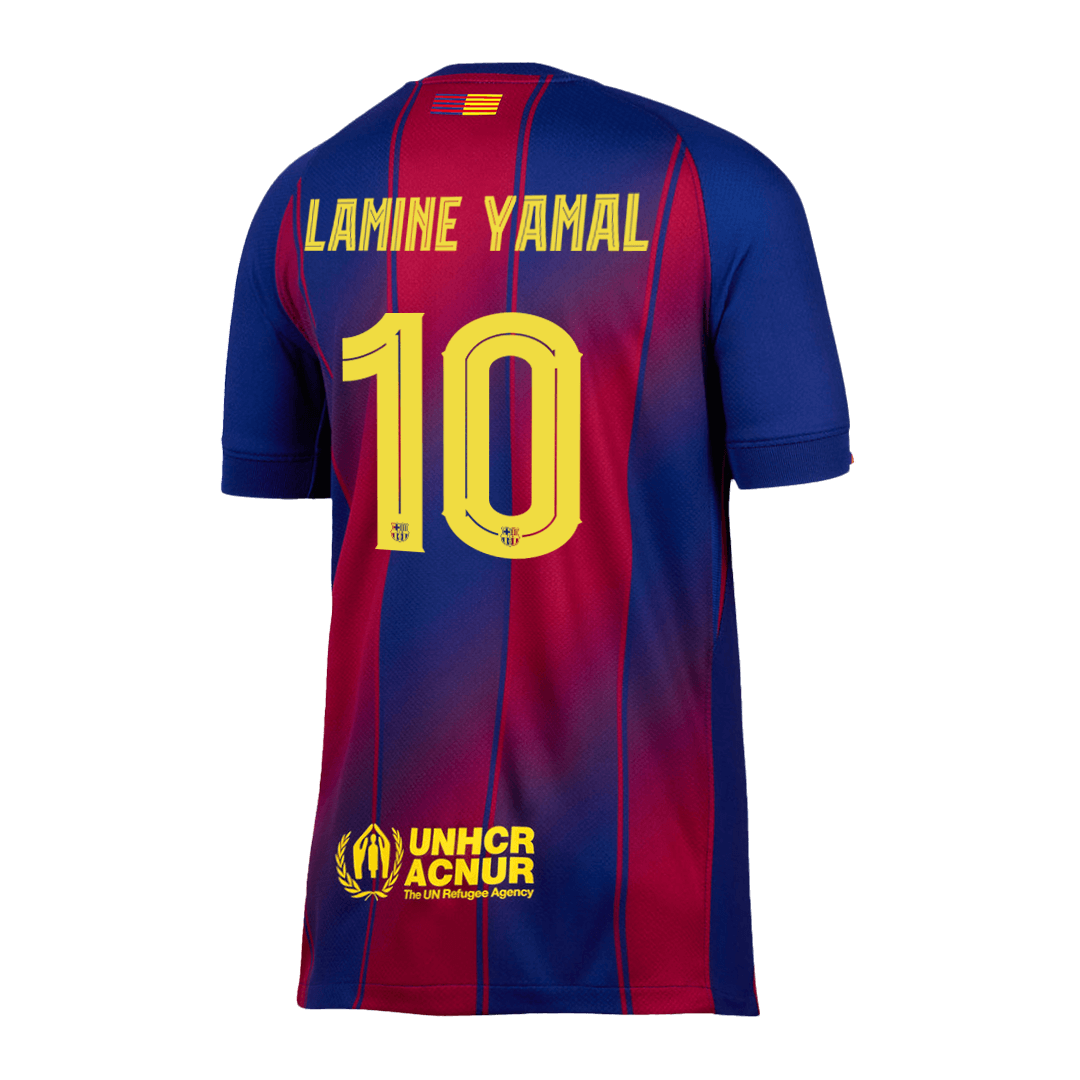 LAMINE YAMAL #10 Barcelona Thuisshirt 2025/26 - UCL
