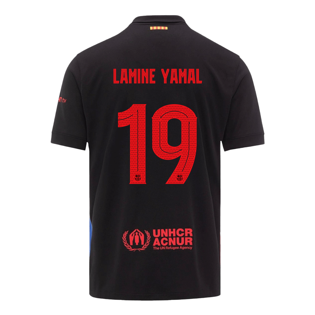 LAMINE YAMAL #19 Barcelone Extérieur Maillot 2024/25 - UCL - Mon Maillot Foot Store