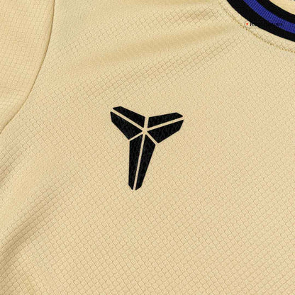Barcelone Extérieur Maillot Kit 2025/26 Junior Jaune&Noir