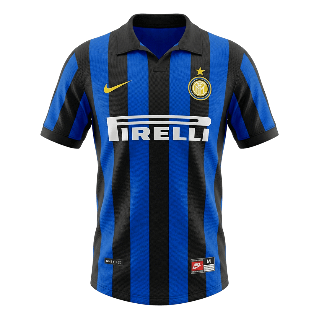 Retro Inter Milan Thuisshirt 1998/99 Blauw&Zwart