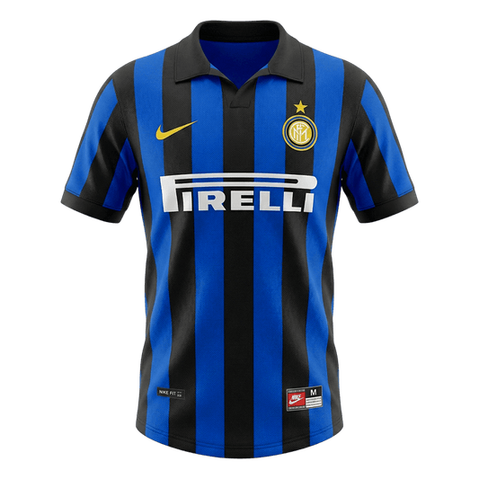 Retro Inter Milan Thuisshirt 1998/99 Blauw&Zwart