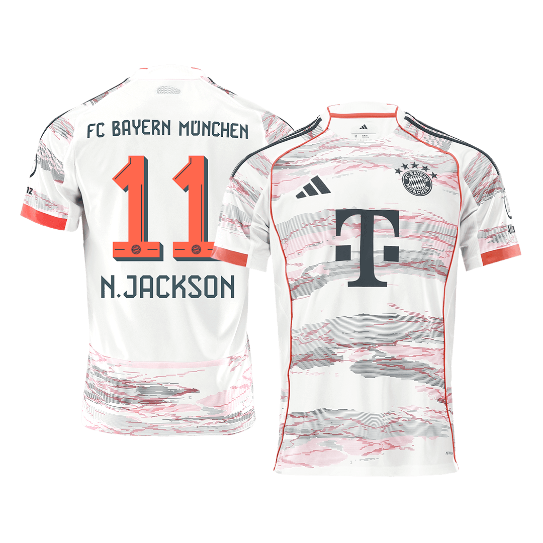 N.JACKSON #11 München Uitshirt 2025/26 Wit
