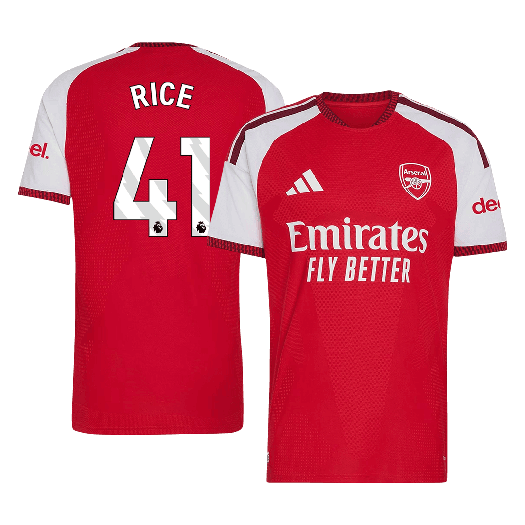 RICE #41 Arsenal Domicile Maillot 2026/27 Rouge Joueur