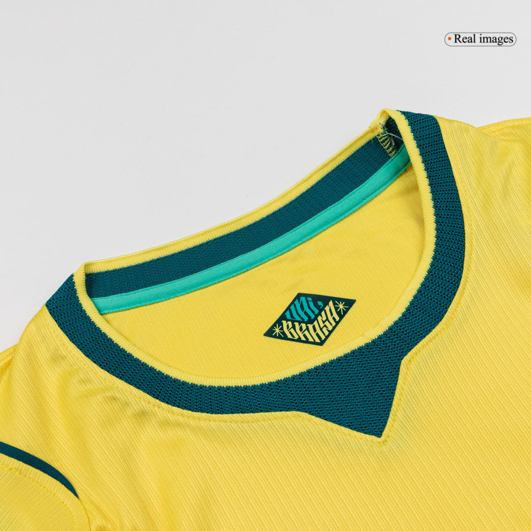 Vrouwen Brazilië Thuisshirt - Wereldkampioenschap 2026 Geel