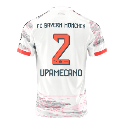 UPAMECANO #2 München Uitshirt 2025/26 Wit