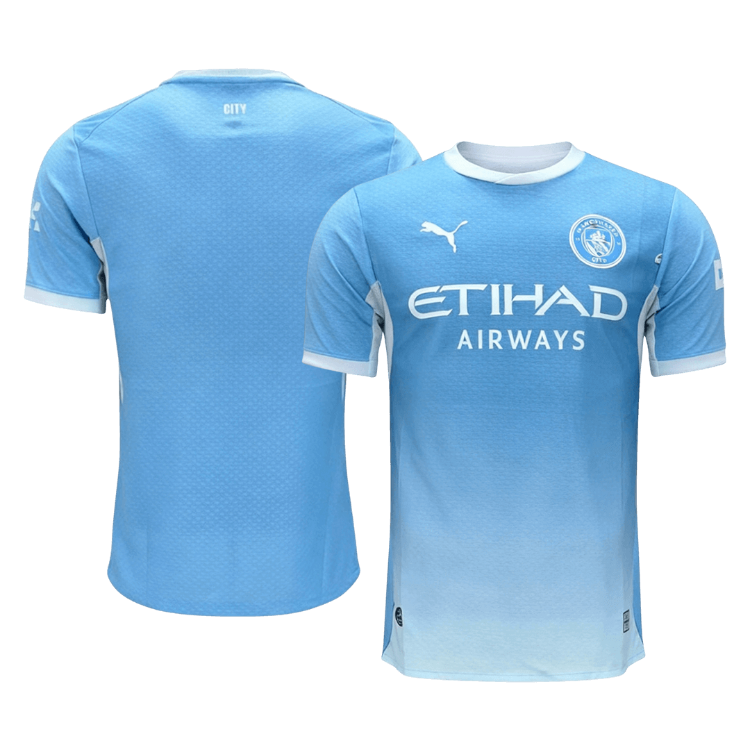 Manchester City Domicile Maillot 2026/27 Bleu Grande Taille