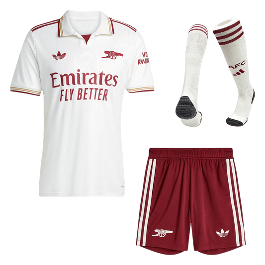 Arsenal Derde Thuistenue 2025/26 Wit