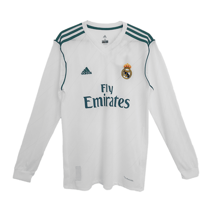 Retro Real Madrid Thuisshirt Lange Mouwen 2017/18