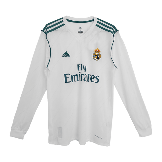Retro Real Madrid Thuisshirt Lange Mouwen 2017/18