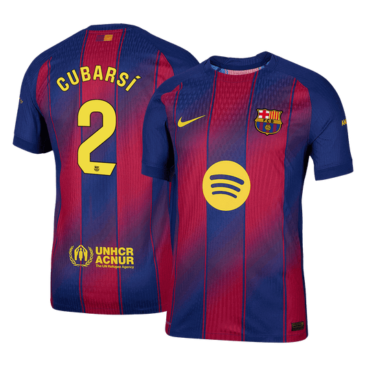 CUBARSÍ #2 Barcelona Thuisshirt 2025/26 Authentiek