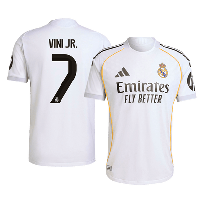 VINI JR. #7 Real Madrid Thuisshirt 2025/26 Authentiek