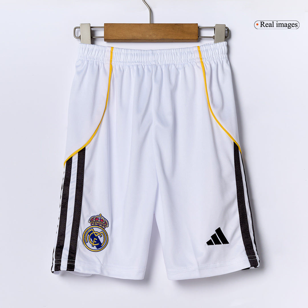 Real Madrid Thuisshirt Kit 2025/26 Junior Wit