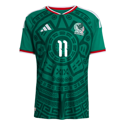 S.GIMENEZ #11 Mexico Thuisshirt - Wereldkampioenschap 2026 Groen Speler