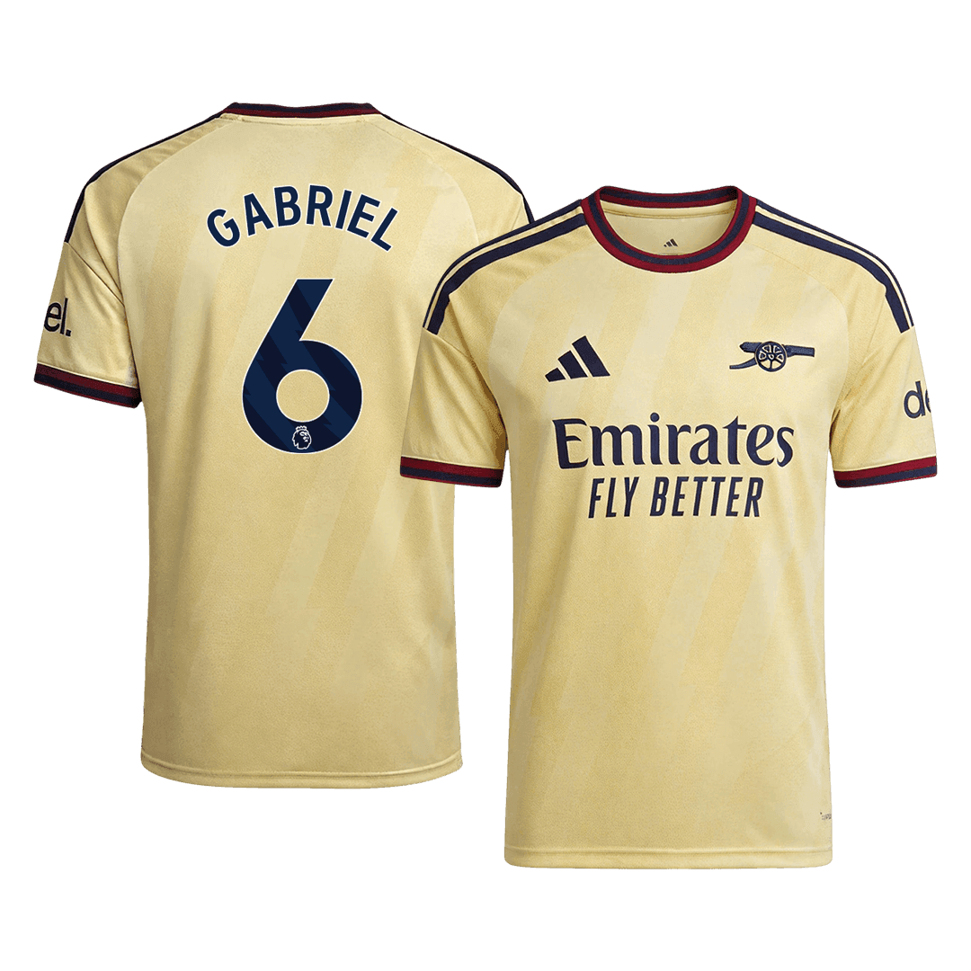 GABRIEL #6 Arsenal Third Maillot 2026/27 Jaune