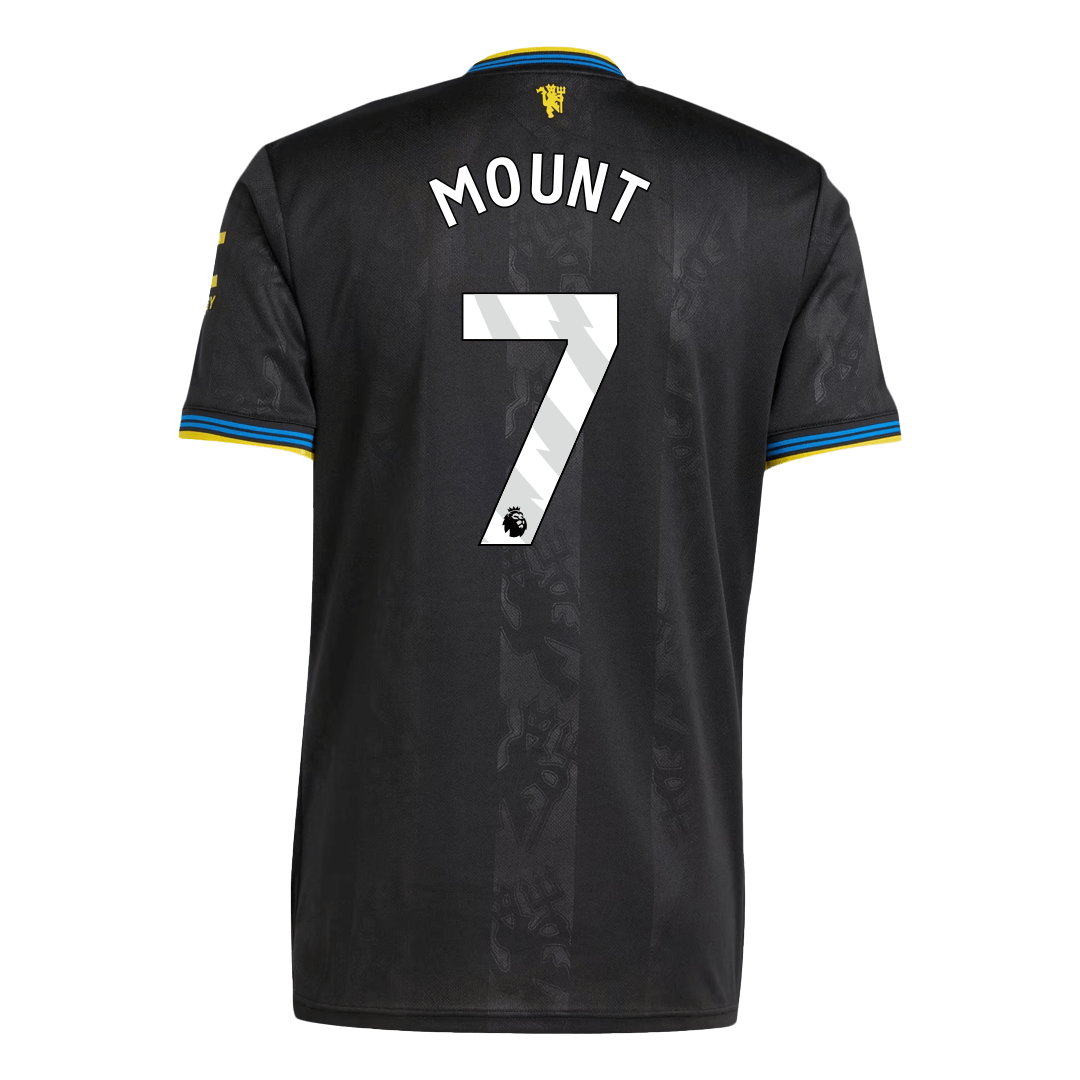 MOUNT #7 Manchester United Derde Shirt 2025/26 Zwart