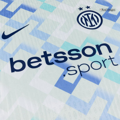 DUMFRIES #2 Inter Milaan Uitshirt 2025/26 Blauw Authentiek
