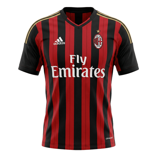 Retro AC Milan Thuisshirt 2013/14 Rood&Zwart