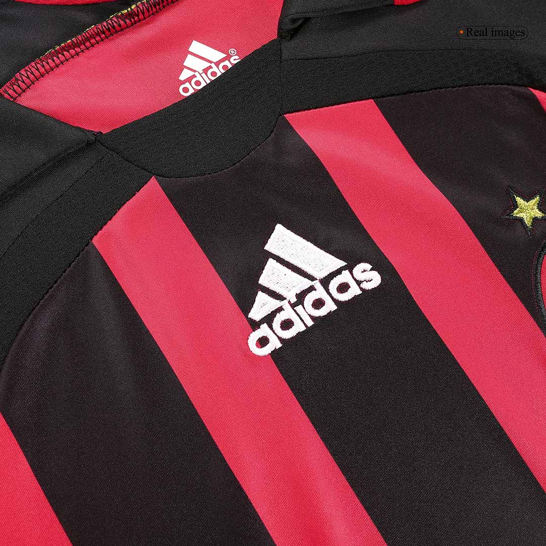 Retro AC Milan Thuisshirt Lange Mouwen 2006/07