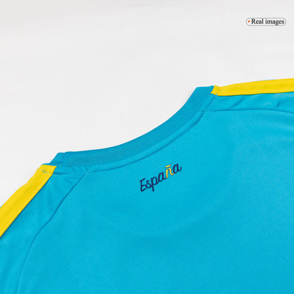 UNAI SIMÓN #23 Espagne Gardien Maillot - Coupe du Monde 2026 Bleu