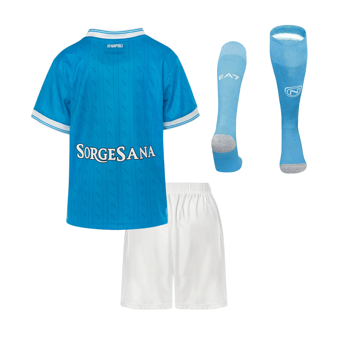 Napels Thuistenue 2025/26 Kinderen Blauw