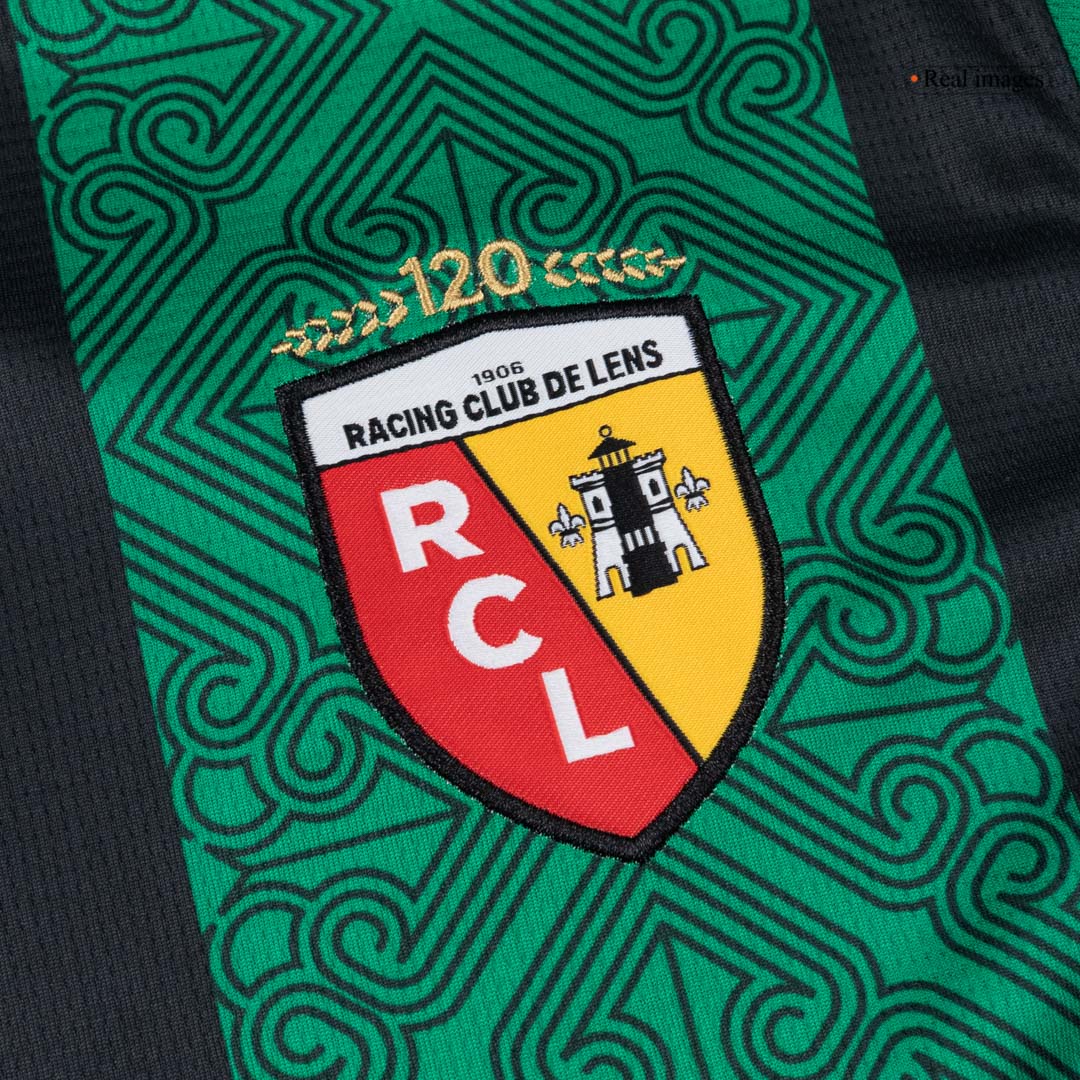 THAUVIN #10 RC Lens Uit Thuisshirt 2025/26 Groen&zwart