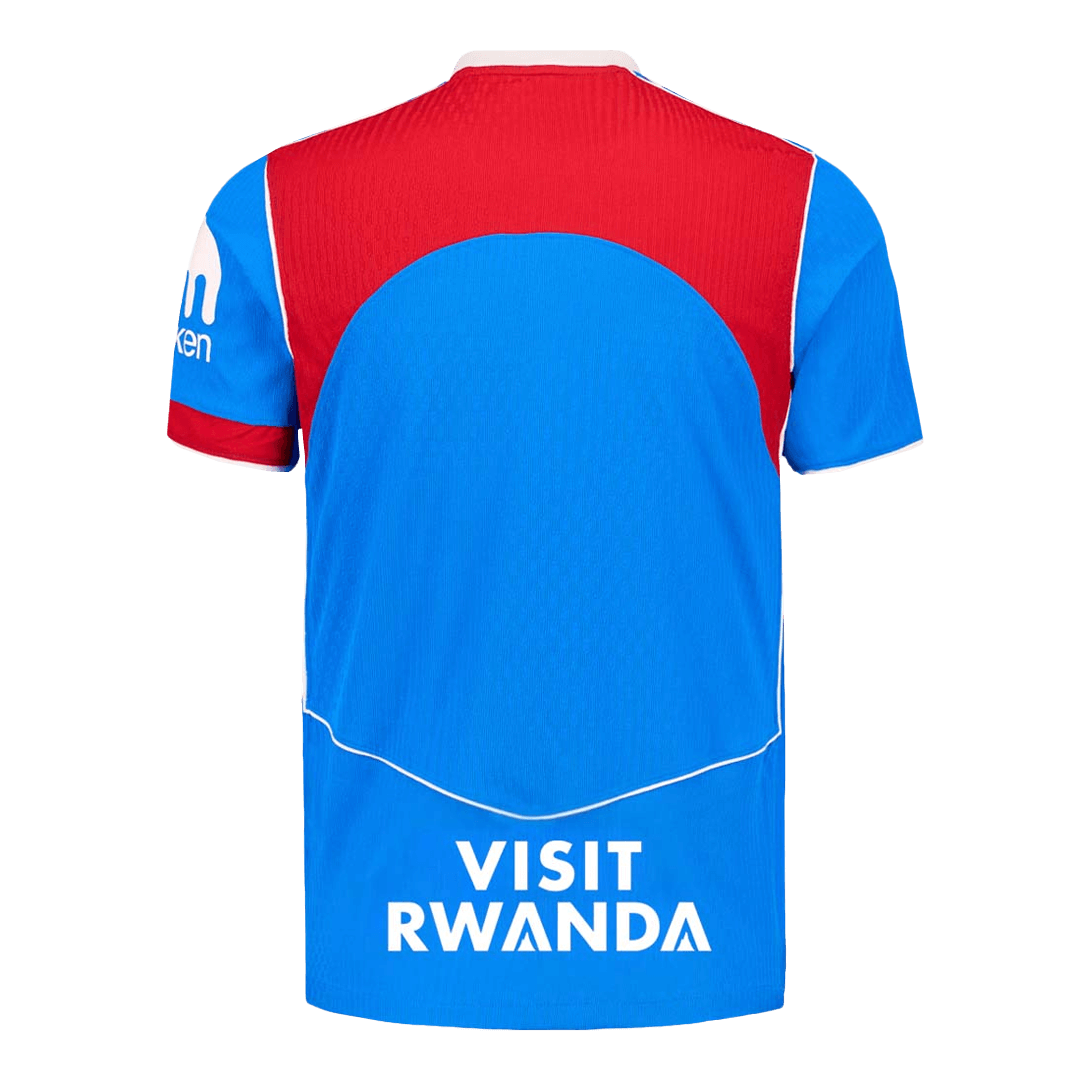 Atlético Derde Shirt 2025/26 Blauw Speler