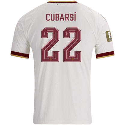 CUBARSÍ #22 Espagne Extérieur Maillot - Coupe du Monde 2026 Blanc Joueur