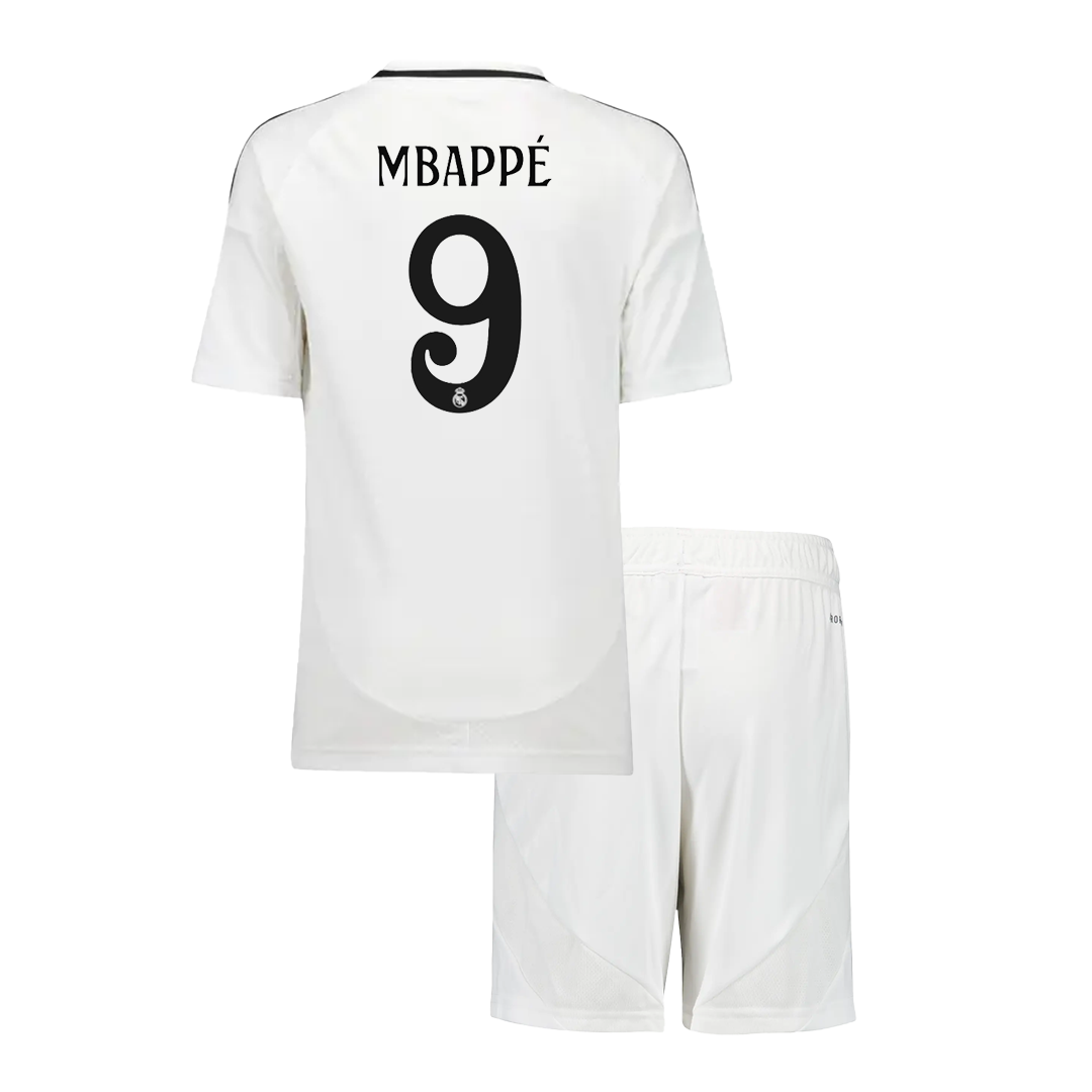 MBAPPÉ #9 Real Madrid Thuisshirt 2024/25 Junior