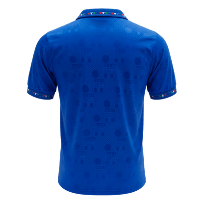 Retro Italië Thuis Shirt 1994 Blauw
