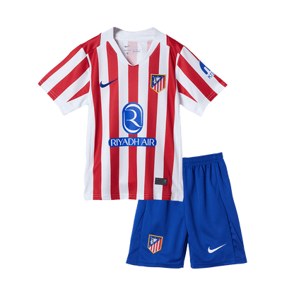 Atlético Thuisshirt Tenue 2025/26 Kinderen Rood&Wit
