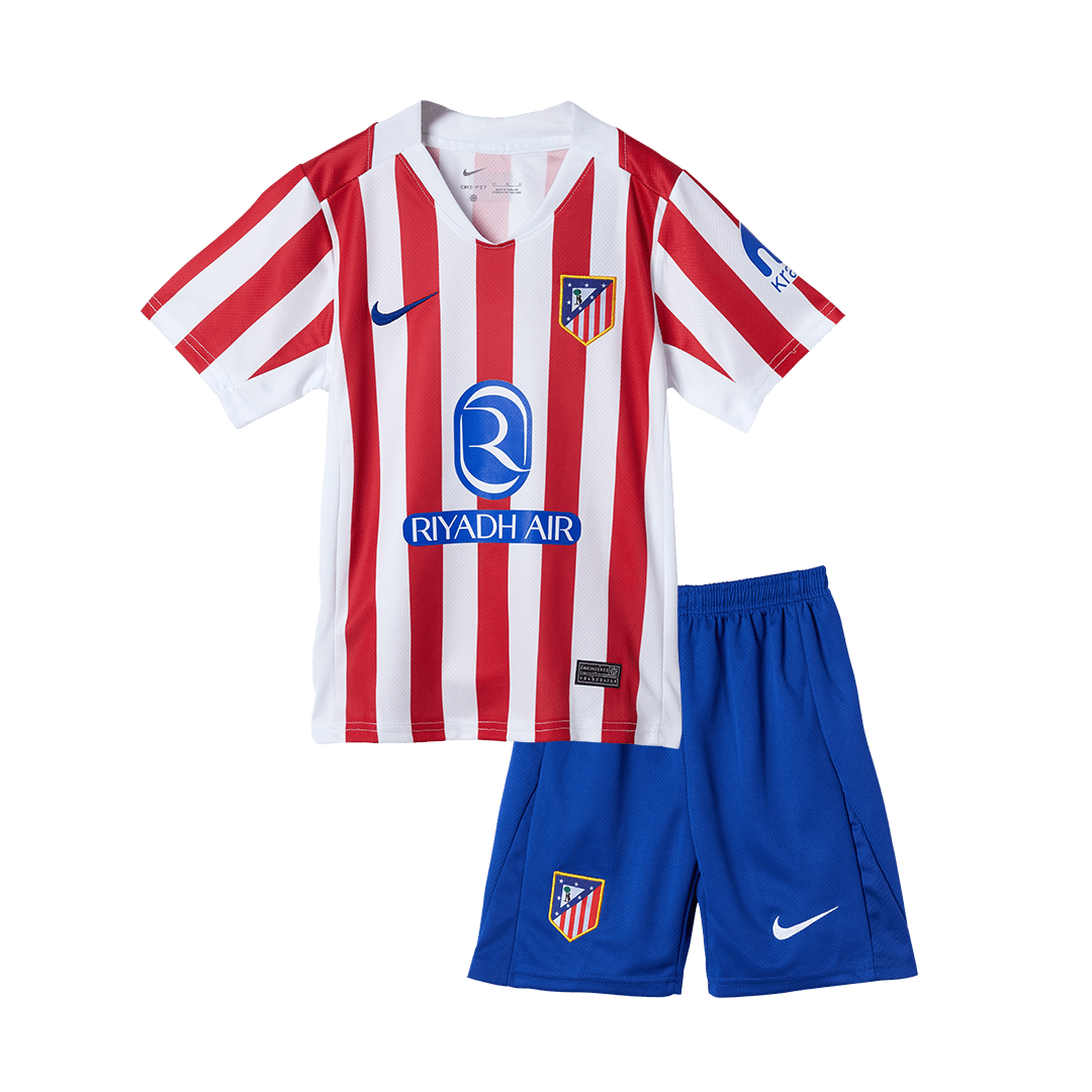 Atlético Thuisshirt Tenue 2025/26 Junior Rood&Wit