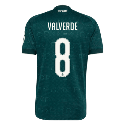 VALVERDE #8 Real Madrid Extérieur Maillot 2026/27 Vert