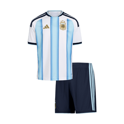 Argentinië Thuistenue Kit 2025/26 Kinderen Blauw & Wit