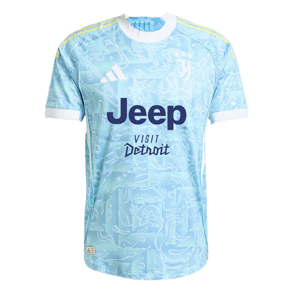 KALULU #15 Juventus Uitshirt 2025/26 Blauw Authentiek