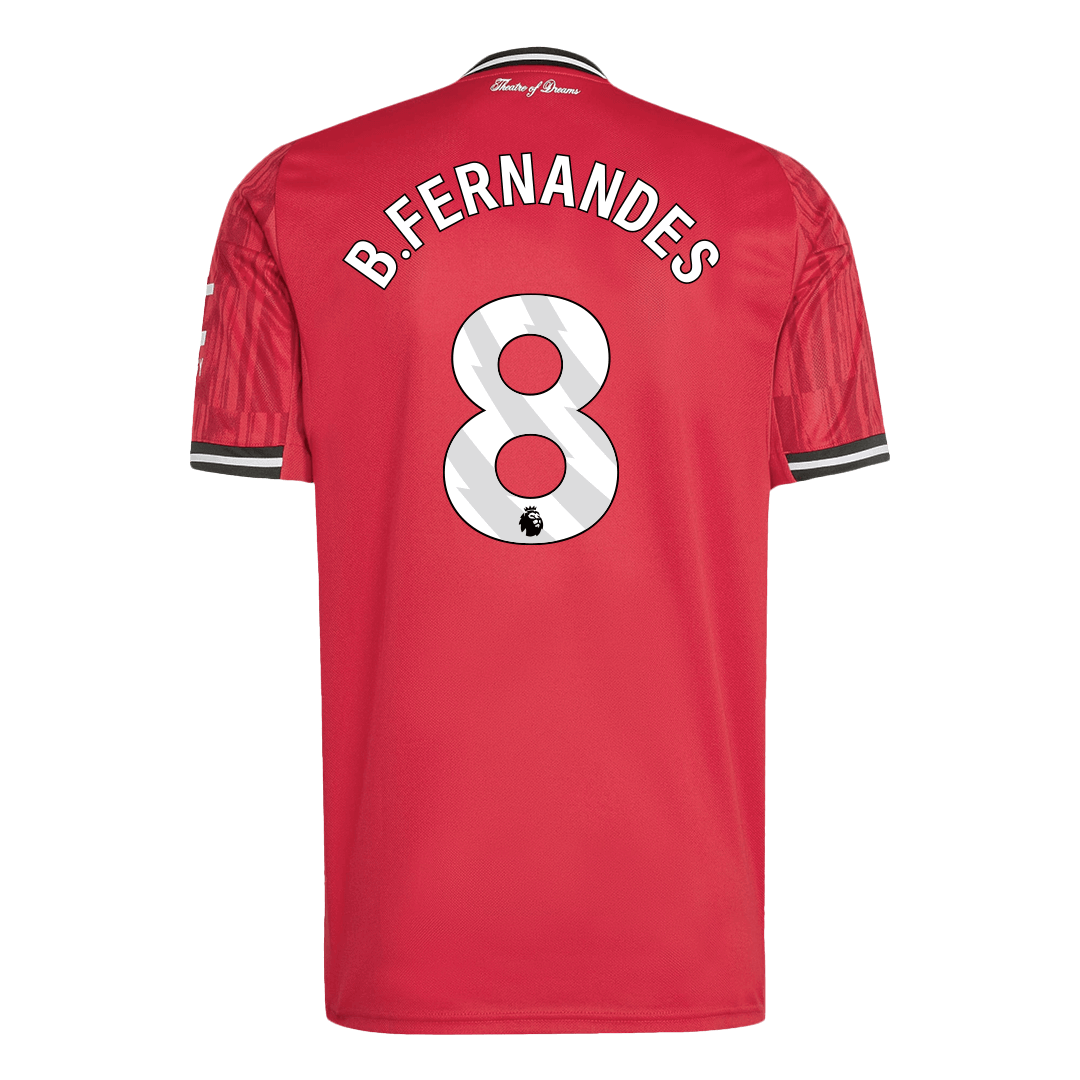 B.FERNANDES #8 Manchester United Thuisshirt 2025/26