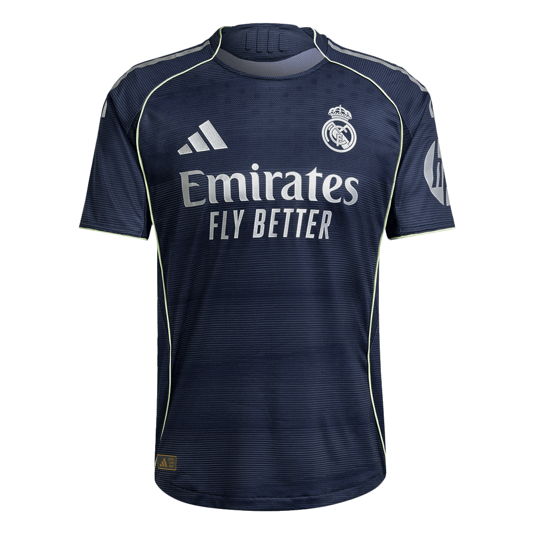 TCHOUAMENI #14 Real Madrid Uitshirt 2025/26 Marineblauw Authentiek